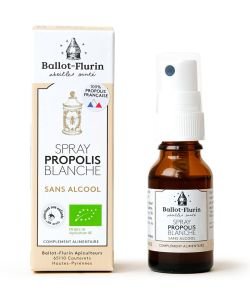Spray propolis blanche sans alcool BIO, 15 ml